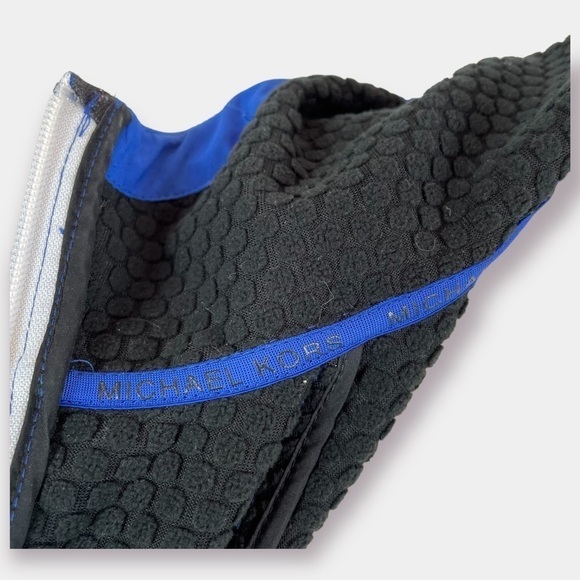 NEW Michael Kors Jacket Coat Blue Black Size Large - Picture 6 of 10